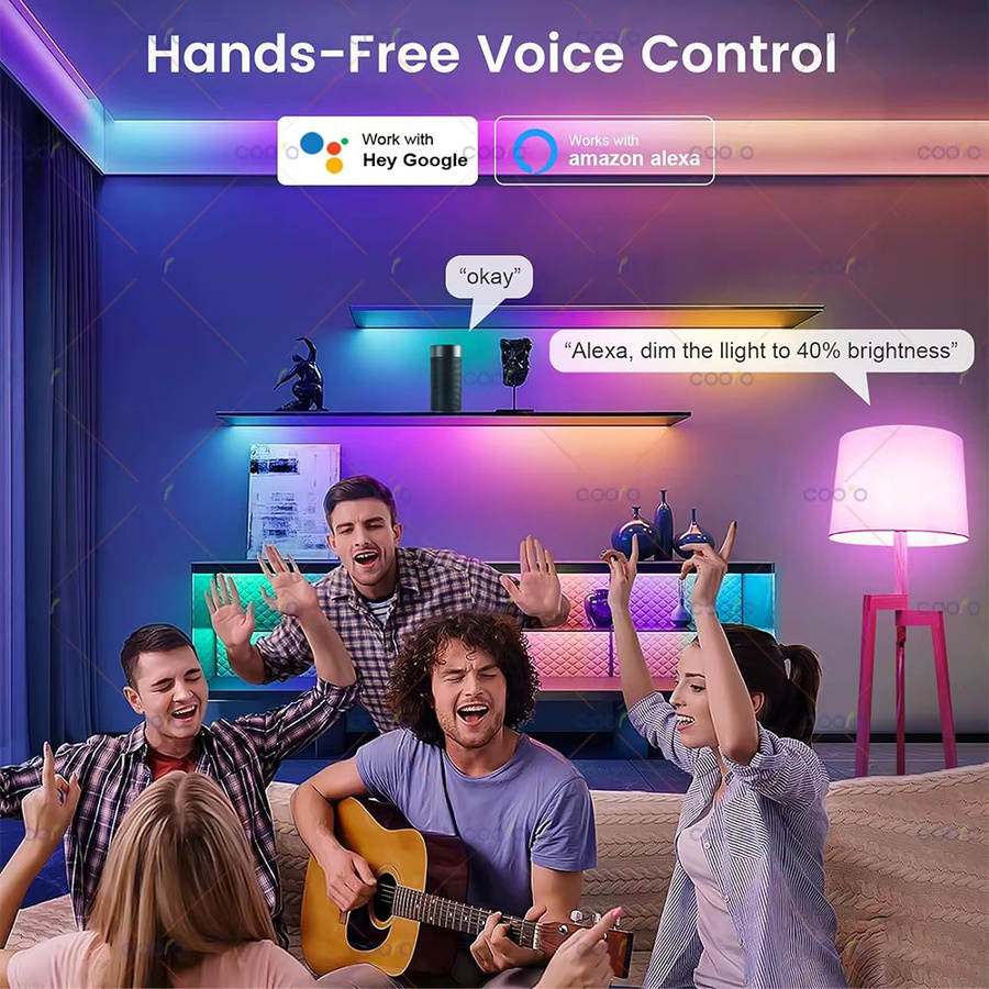 Tuya Smart LED-Glühbirne E27 mit WiFi und Bluetooth, 15W RGBW, kompatibel mit Amazon Alexa und Google Home via Smart Life App - Bild 3