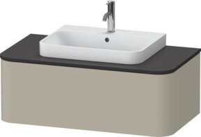 Duravit Waschtischunterschrank Happy D.2 Plus in Tau Tau s-matt, Wandmontage, B/T/H: 100 x 55 x 35,4 cm - Bild 1