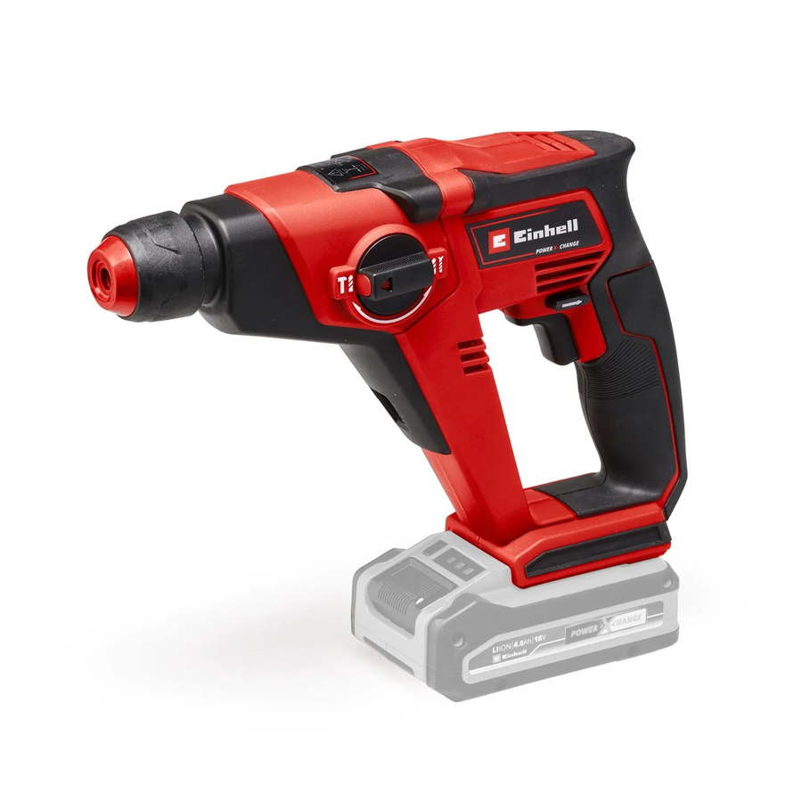Einhell Power X-Change Akku-Bohrhammer TE-HD 18/12 Li Solo, 18V, Rot/Schwarz - Bild 2