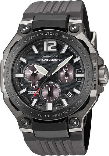 Casio G-Shock Digitaluhr, Solar, Edelstahl, Grau, Herren - Bild 1