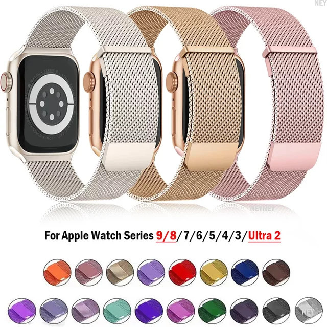 Uhrenarmband Milanaise, Edelstahl, Unisex - Bild 1