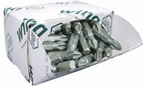 Wiha Kreuzschlitz-Bit Set PH3 aus gehärtetem Chrom-Vanadium Stahl, 50 Stück - Bild 1