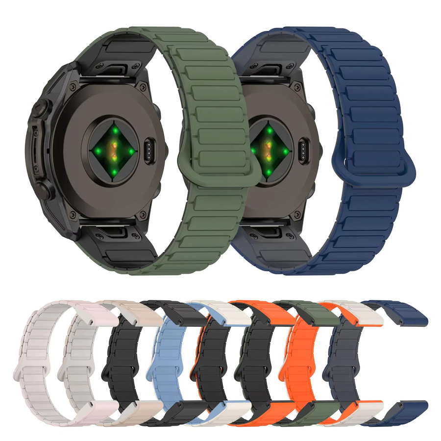Quickfit Silikon-Magnetarmband, Schwarz - Bild 1