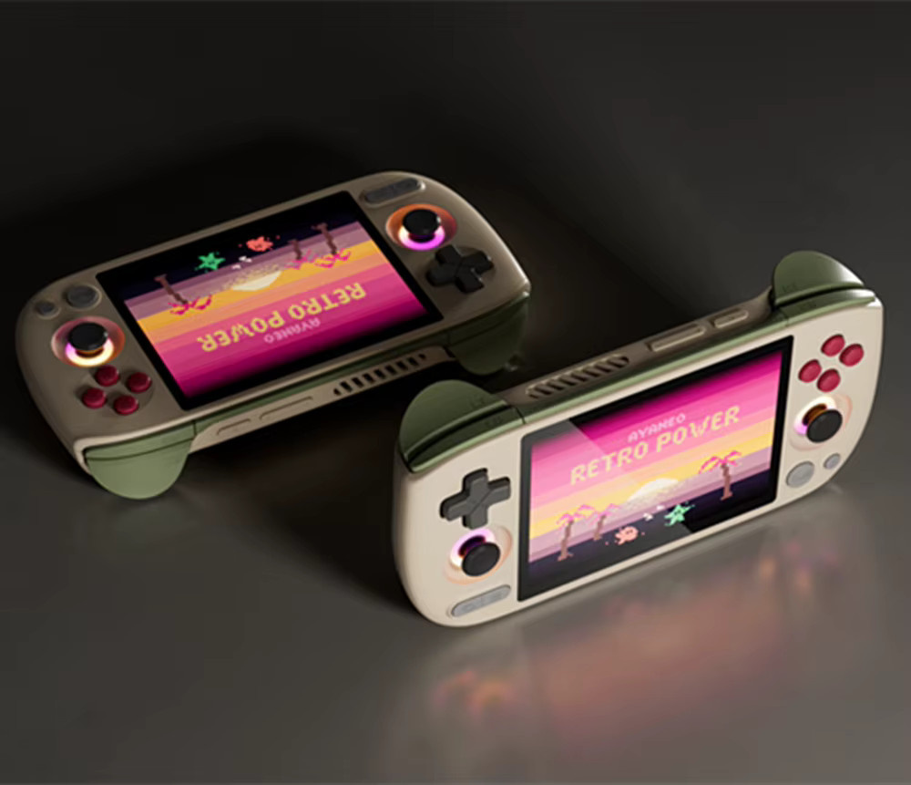 AYANEO Pocket AIR Mini Retro Android Handheld-Spielekonsole mit 4,2-Zoll-Bildschirm und Hall Joystick in Weiß - Bild 2