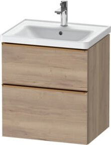 Duravit Waschtischunterschrank D-Neo in Beige, B/T/H: 58,4 x 45,2 x 62,5 cm - Bild 1