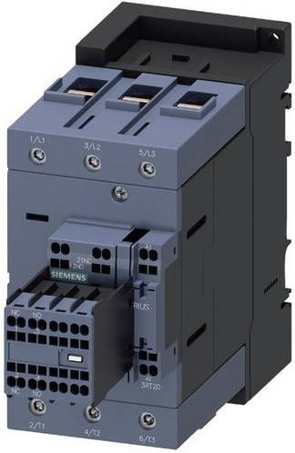 Siemens Bahnschütz 3RT2046-3XJ44-0LA2 in Grau mit 2 Schließern, 2 Öffnern, 86kW, 1000V, 96A und Varistor - Bild 1