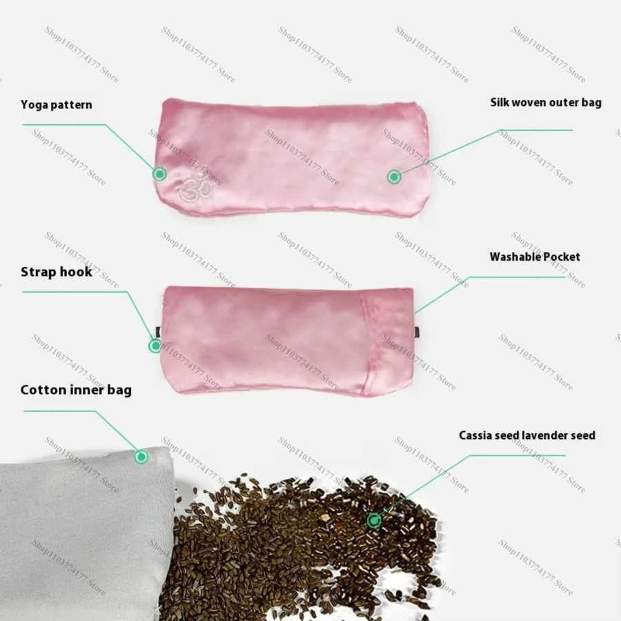Lavendel-Augenkissen, gewichtete Augenmaske, Unisex - Bild 3