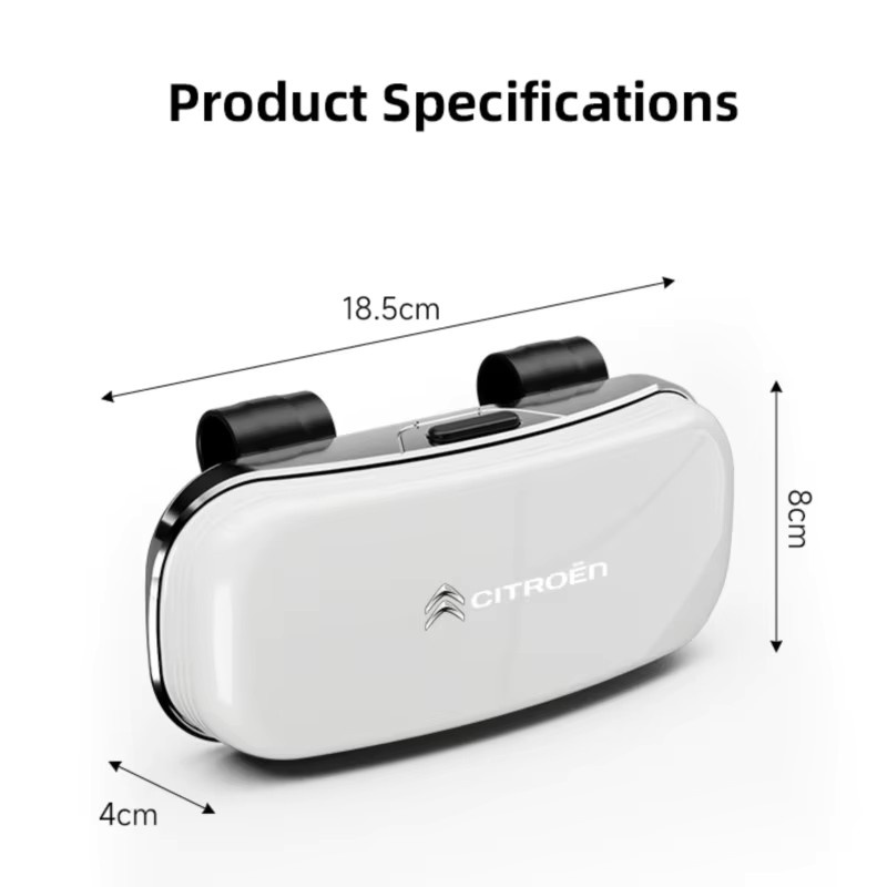 Citroen Brillenetui, Braun - Bild 5