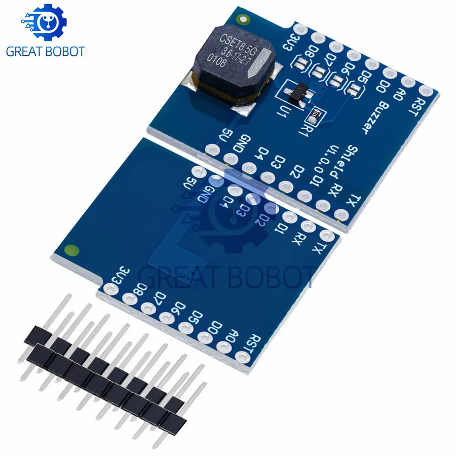 baishundianzi ESP8266 D1 Mini Summer Shield V1.0.0 Erweiterungsplatine in Blau für Arduino-DIY-Projekte mit Wi-Fi-Unterstützung - Bild 4