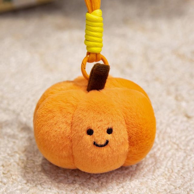 Binchi Fitness Frucht Zitrone Banane Plüsch Anhänger, Plüschtier, 10cm, ab 14 Jahren - Bild 1