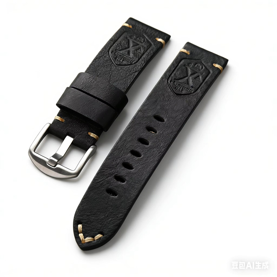 Raystray Armband, Leder, Schwarz, Unisex - Bild 2