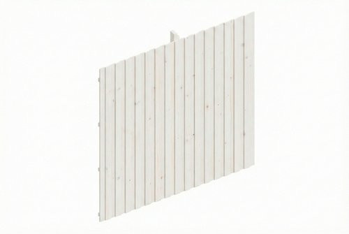 SKANHOLZ Carport-Rückwand aus Fichte in Weiß, B/H: 362 x 330 cm - Bild 1