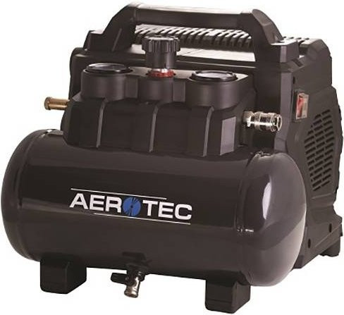 Aerotec Akku-Druckluft-Kompressor Mobipack 6 in Schwarz mit 6 l Volumen und 8 bar Druck - Bild 1