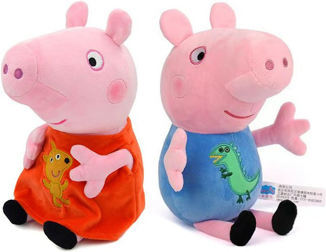 Peppa Pig George Teddybär Herr Dinosaurier, Plüschtier, 19cm - Bild 1