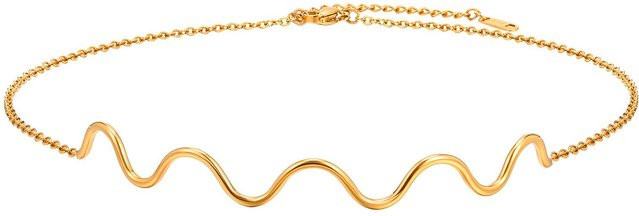 Vnox Choker Halskette, Edelstahl, Gold, Damen - Bild 1