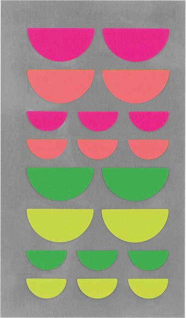 Rico Design Paper Poetry Sticker Mund Neon 4 Blatt - Bild 1