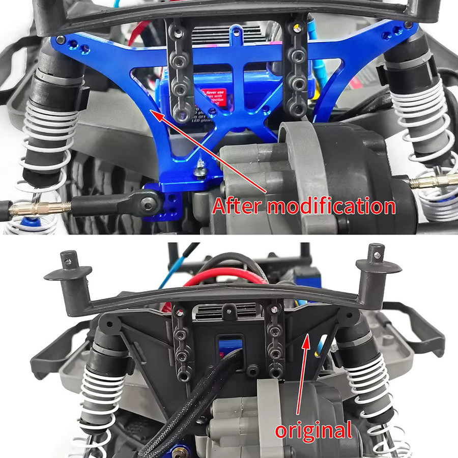 Axspeed Stoßdämpfer Querlenker, Metall, Blau, Zubehör für RC Auto - Bild 5
