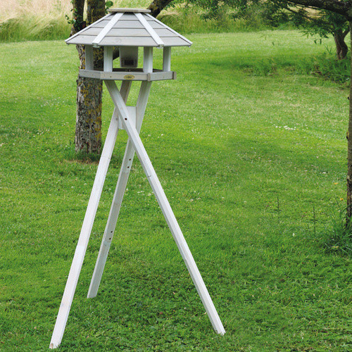 HABAU Vogelhaus Ottawa aus Holz in Grau und Weiß, B/H/T: 52 x 30 x 52 cm - Bild 2