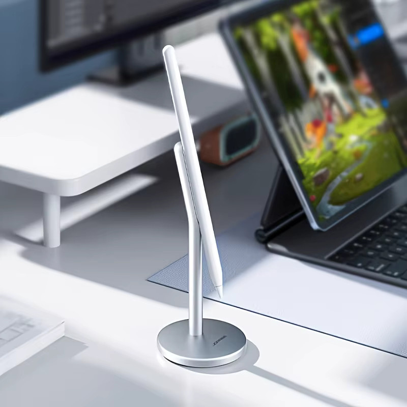 Magnetischer Apple Pencil Halter aus Aluminiumlegierung für Apple Pencil 2. Generation in Silber - Bild 3