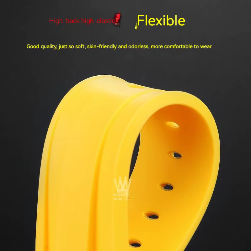 ZETHYDUM Uhrenarmband Silikon, Herren - Bild 4