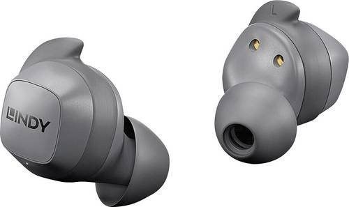 LINDY In-Ear Bluetooth Kopfhörer Grau mit Lautstärkeregelung - Bild 1