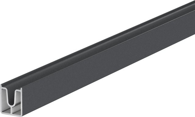 ZacAlu Endprofil Anthrazit U-Profil für WPC Diele, Länge: 180 cm, Breite: 21,2 cm - Bild 1