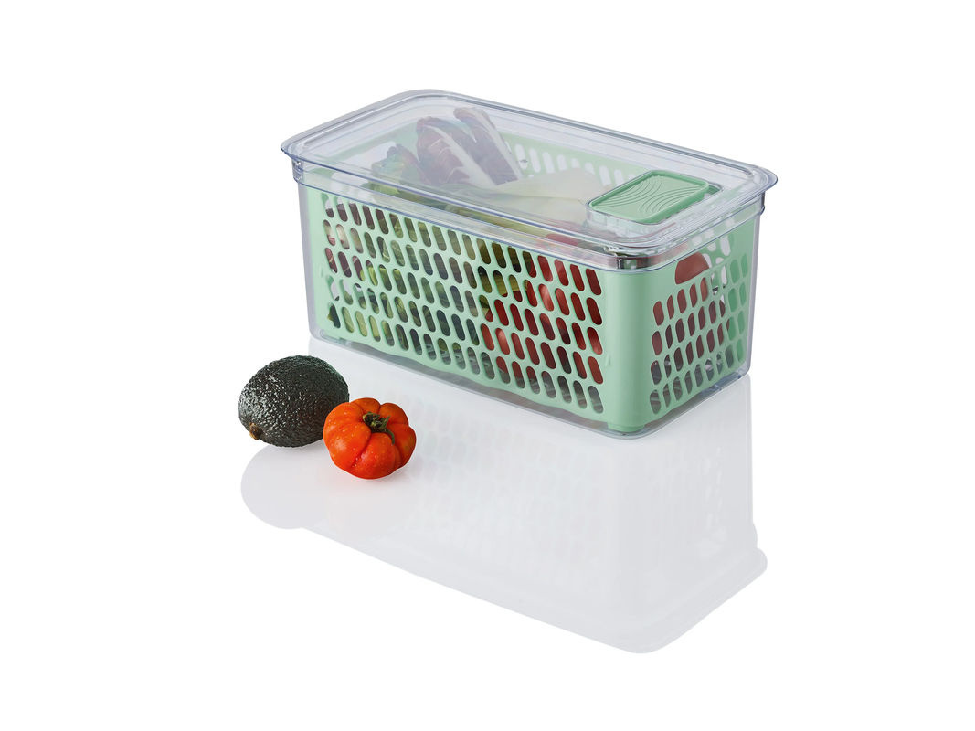 ERNESTO Kühlschrankaufbewahrung Frischebox Groß, transparent - Bild 2