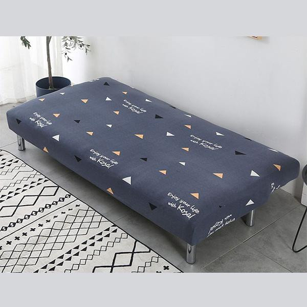WTEMPO Sofa-Bettbezug ohne Armlehne in Grau, dehnbarer Couchbezug aus Polyester und Elasthan für S 120-150 cm - Bild 3