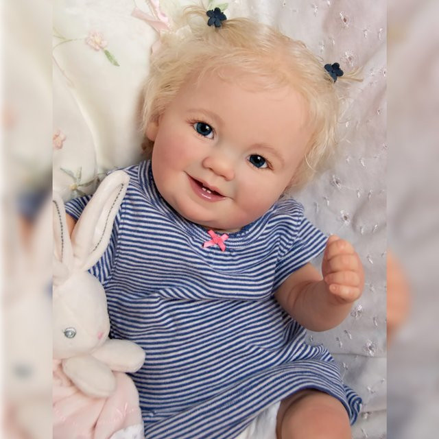 AnjoDoll Emilia Bebe Wieder Geborene Puppe, Baby Puppe, Mehrfarbig - Bild 1