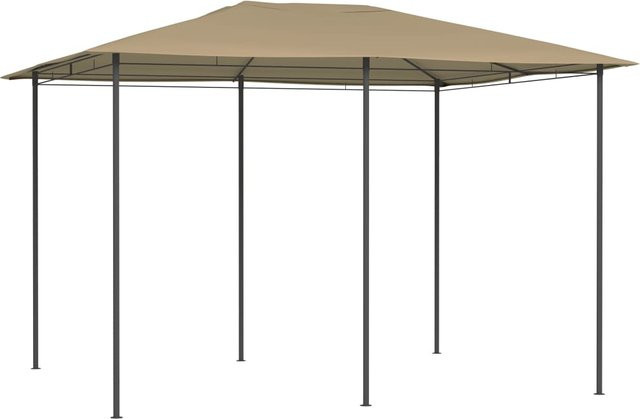 Pavillon Yiwydaa in Beige mit Stahlgestell B/T/H: 4 x 3 x 2,6 m - Bild 1