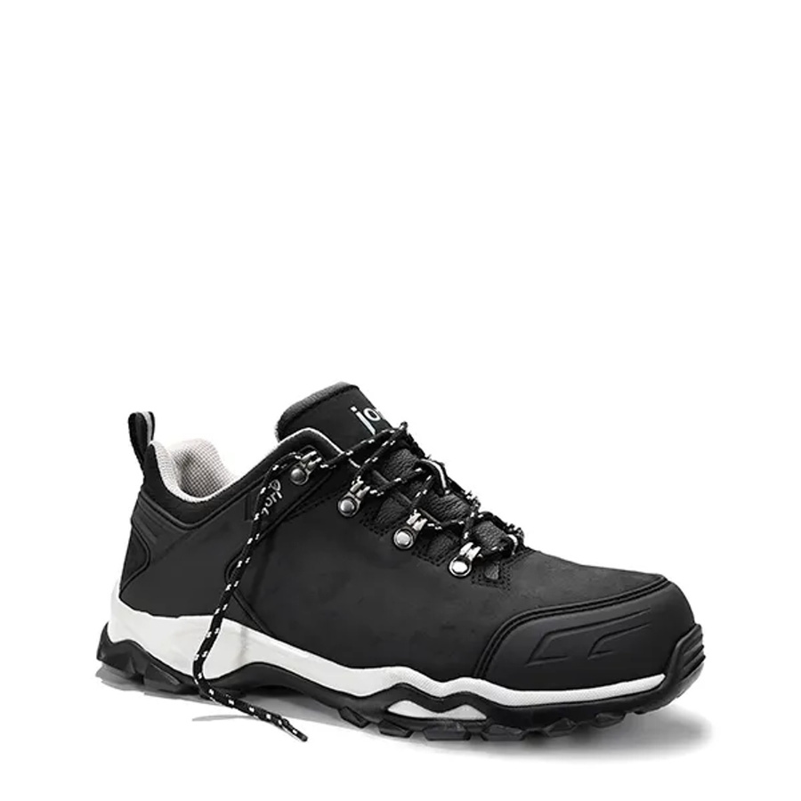 Elten Sicherheitshalbschuh JoPowerful Black Low S3 aus Nubukleder in Schwarz und Grau, Größe 37 - Bild 2