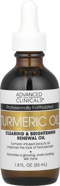 Advanced Clinicals Kurkumaöl, 53 ml, für trockene und unreine Haut - Bild 1