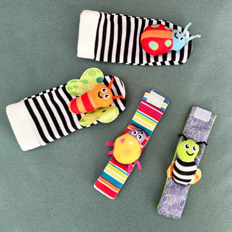 OIMG Baby-Rassel-Socken, Lernspielzeug, ab 0 Jahre, Unisex, Bunt / Mehrfarbig - Bild 2