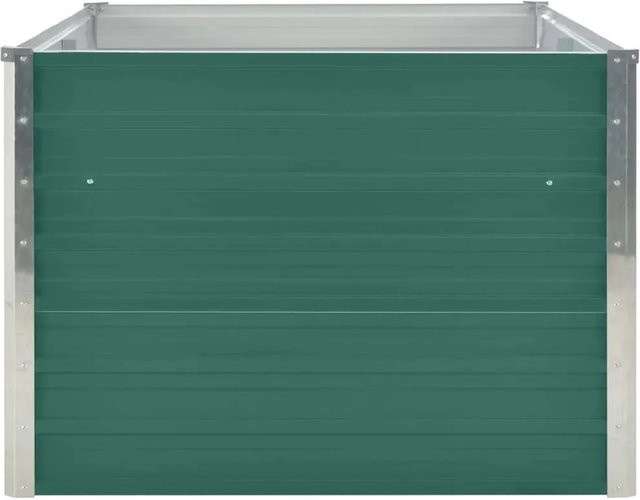 furnicato Hochbeet aus verzinktem Stahl in Grün, B/T/H: 160 x 80 x 45 cm - Bild 1
