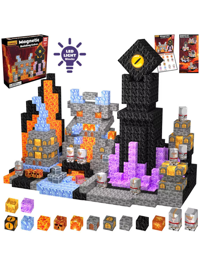 FUNXINEE Magma-Dungeon, Magnetische Bausteine, Fantasy, ab 3 Jahre - Bild 7