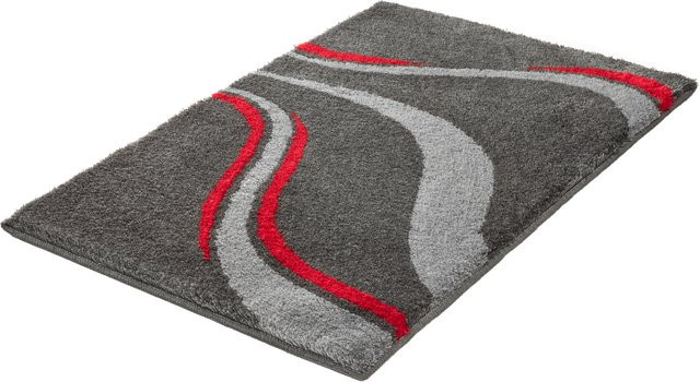 Badteppich VENTO von Kleine Wolke in Grau Schiefer, B/T: 120 x 70 cm - Bild 1