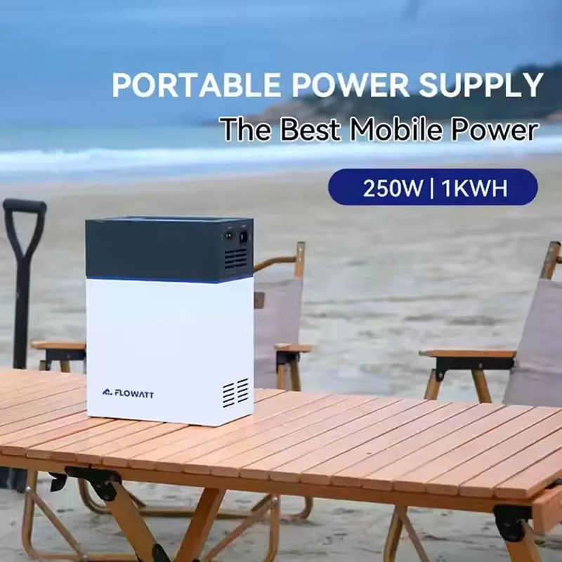 PowMr Tragbare Powerstation mit 1kWh Kapazität, 314Ah LiFePO4-Batterie und 250W Solar-Wechselrichter, Solargenerator für 220V, Max PV 36V 200W - Bild 2