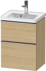 Duravit Waschtischunterschrank D-Neo in Beige Matt mit 1 Schrankfach, B/T/H: 48,4 x 37,2 x 62,5 cm - Bild 1