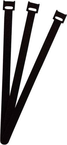FASTECH Klettkabelbinder zum Bündeln in Schwarz, 100 Stück, Länge: 250 mm, Breite: 13 mm - Bild 1