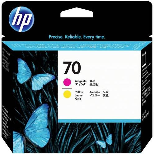 HP Druckkopf 70 Magenta und Yellow für DesignJet HD Pro MFP, Kapazität: 130ml (C9406A) - Bild 2