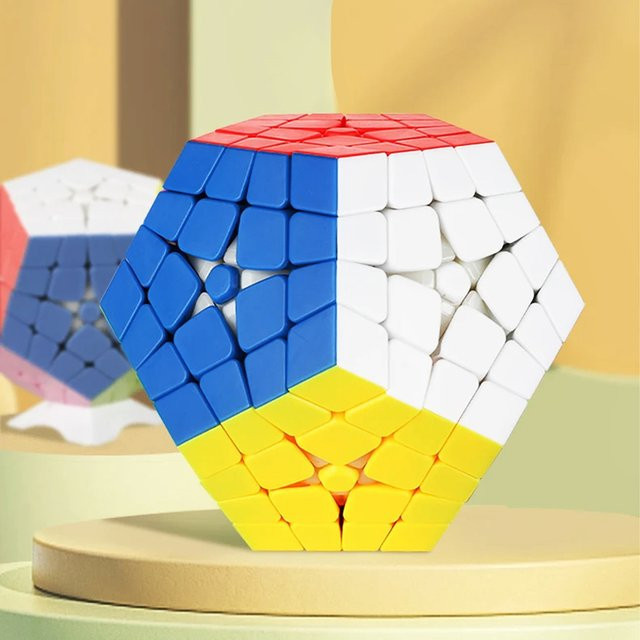 Sengso Megaminx 4x4x4 Dodekaeder-Würfel, selbstklebendes Puzzle - Bild 1