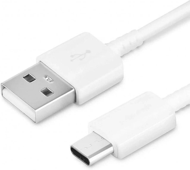 Samsung EP-DN930CWE USB-A auf USB-C Kabel 3A in Weiss, 1,2m - Bild 1