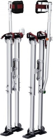 VEVOR Aluminium Arbeitsstelzen Höhenverstellbar 91,4-126,7 cm Silber - Bild 1