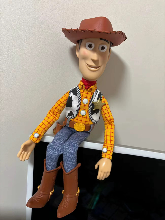 Disney Toy Story Woody-Actionfigur, Charakterpuppe, 40 cm, mit englischem Sound - Bild 2