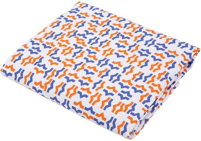 Waschbare und wiederverwendbare Urinmatte für Erwachsene von DIYelecs, rutschfeste Wickelunterlage und Pflegepad in Orangeblau - Bild 1