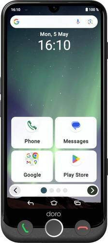 Doro Aurora A30 Senioren-Smartphone in Graphit mit 128GB Speicher, 6,1 Zoll Display und 4G/LTE - Bild 2