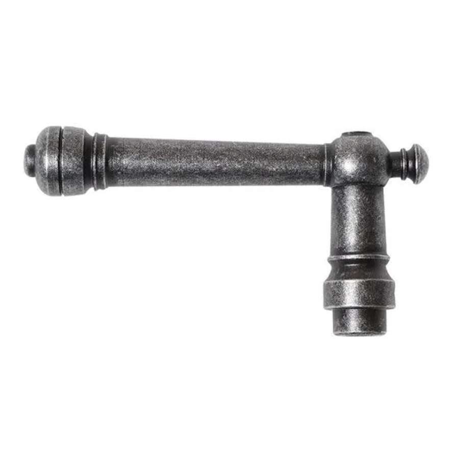 FeNau Türdrücker aus Stahl, galvanisch verzinkt, Schwarz, B/H: 180 x 180 mm, Tiefe: 140 mm - Bild 2