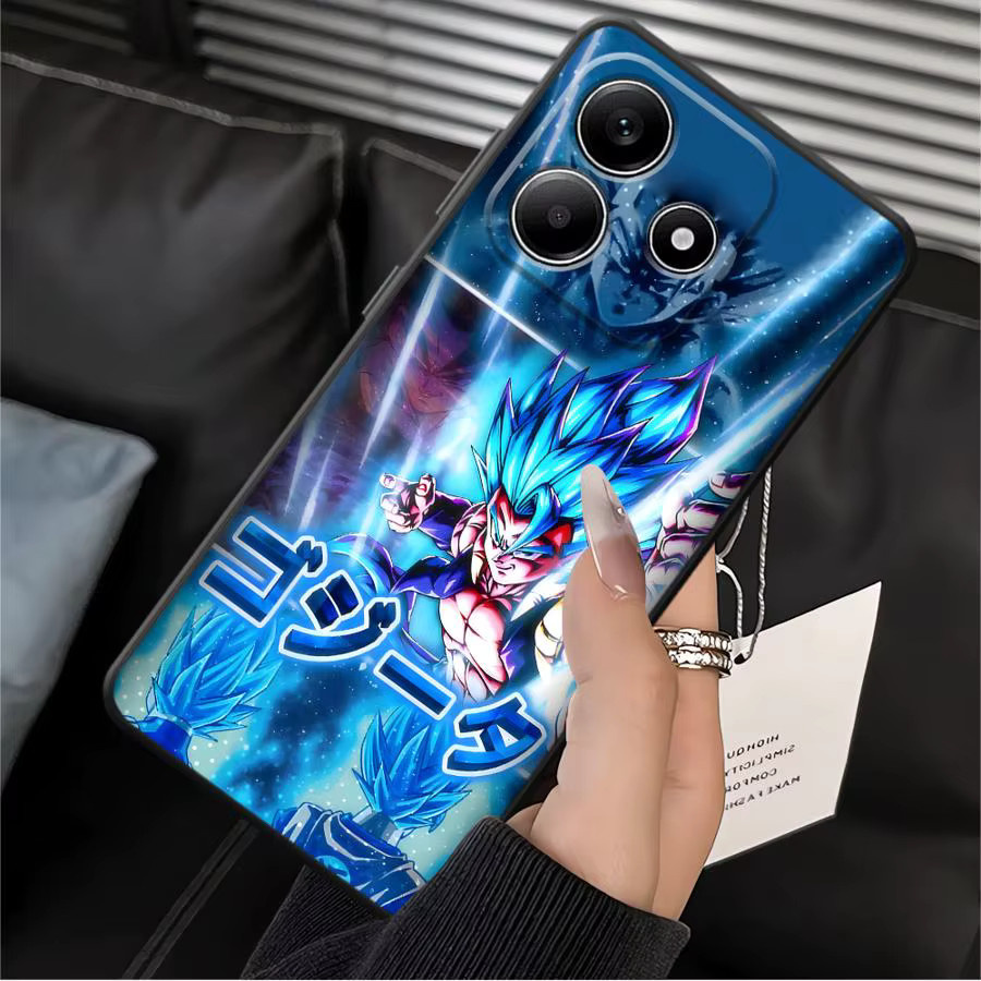 Dragon Ball Anime Vegeta Handyhülle für Xiaomi Redmi Note 13 14 Pro Plus 12S 10S 7 8 9S 9 10 11 12 Pro 11S Soft Phone Cover Schwarz - Bild 4