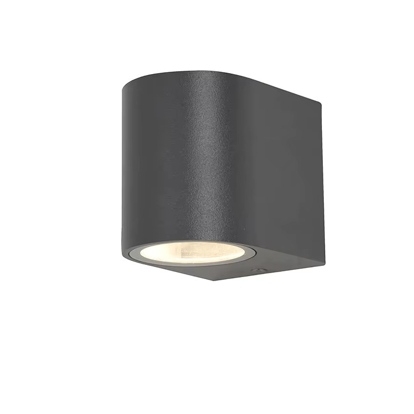 CYLRDXK IP65 wasserdichte GU10 Außenwandleuchte aus Metall in Schwarz für Garten und Villa - Bild 2