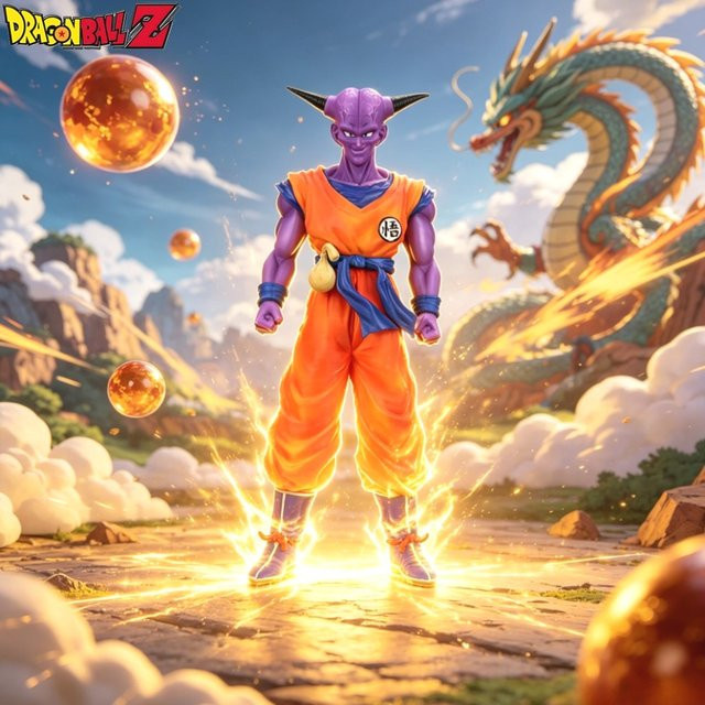 Bandai Dragon Ball Z Ginyu Goku Actionfigur, PVC-Statue, 27,5cm - Bild 1